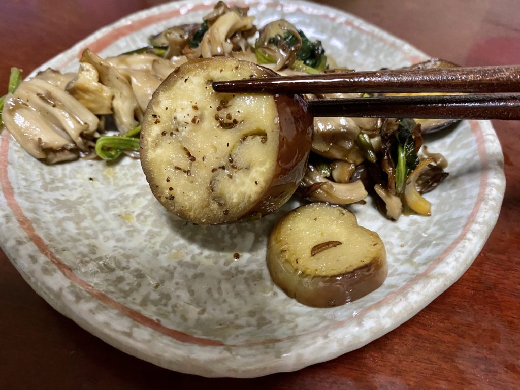 らでぃっしゅぼーや　なす炒め